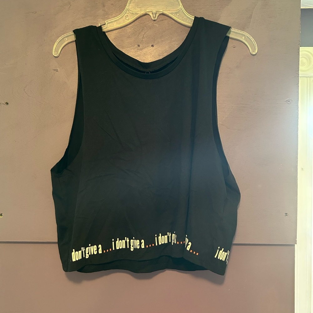 Demi lovato fabletics crop tank XL nwt